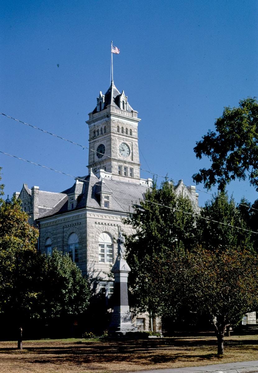 Historic Photo : 1993 Clay County Courthouse, Clay Center, Kansas | Margolies | Roadside America Collection | Vintage Wall Art :