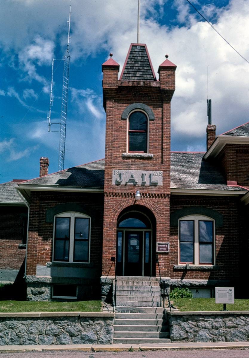 Historic Photo : 2004 Jail (1896), Philipsburg, Montana | Margolies | Roadside America Collection | Vintage Wall Art :