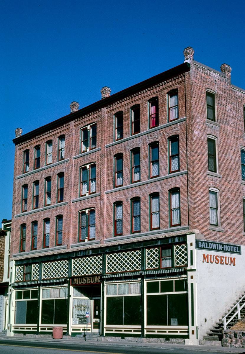 Historic Photo : 2003 Baldwin Hotel (museum), Main Street, Klamath Falls, Oregon | Margolies | Roadside America Collection | Vintage Wall Art :