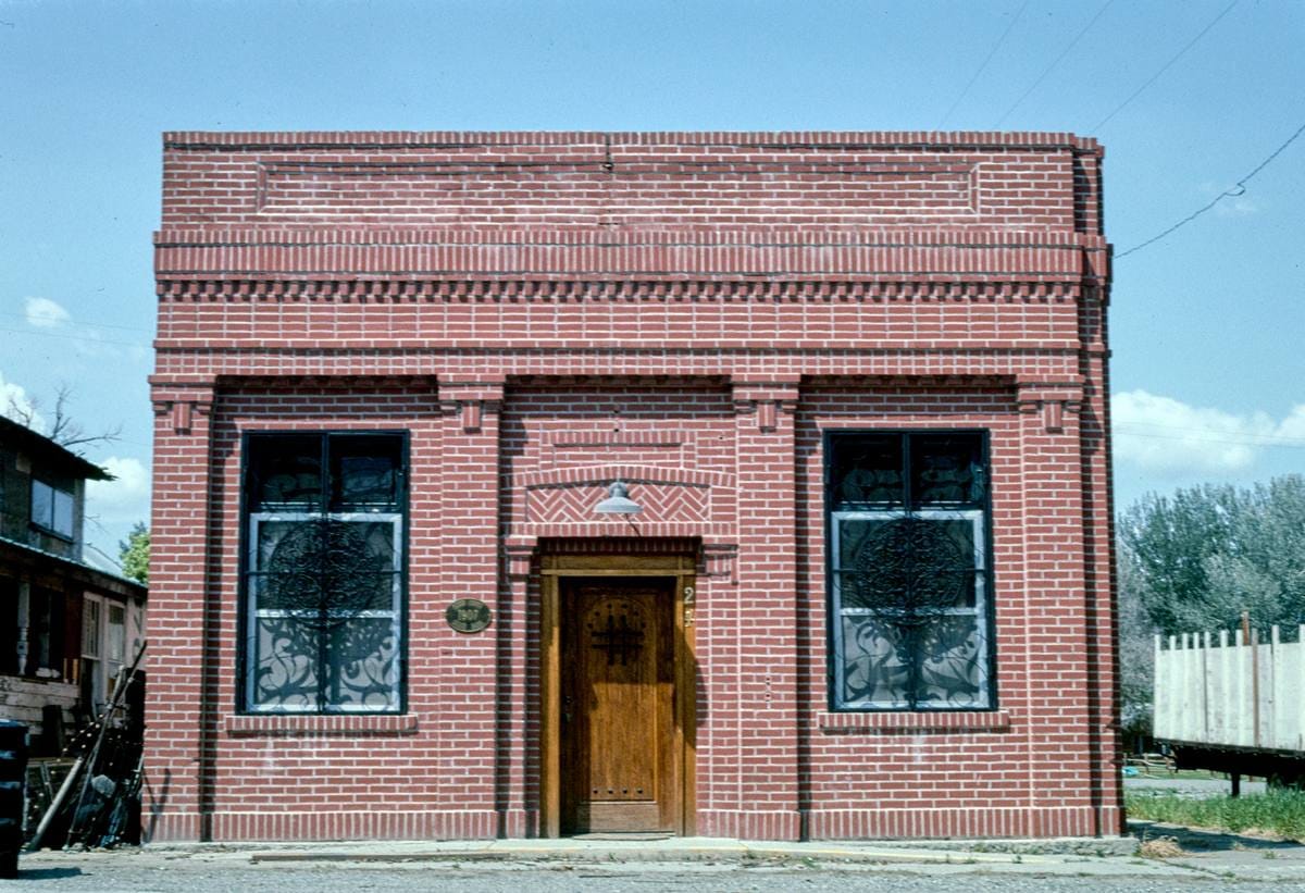 Historic Photo : 2004 Bank, Reed Point, Montana | Margolies | Roadside America Collection | Vintage Wall Art :