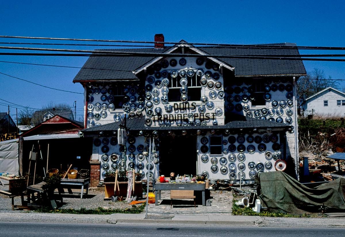 Historic Photo : 1982 Don's Trading Post, Route 11, Christiansburg, Virginia | Margolies | Roadside America Collection | Vintage Wall Art :