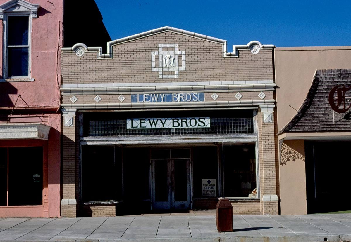 Historic Photo : 1980 Lewy Bros. store, Main Street, Eufaula, Alabama | Margolies | Roadside America Collection | Vintage Wall Art :