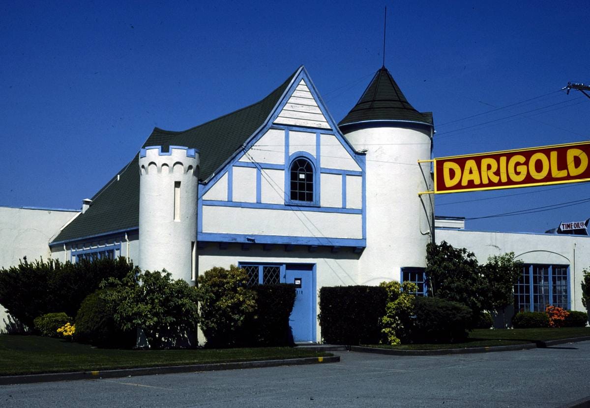 Historic Photo : 1980 Darigold Building, Tacoma, Washington | Margolies | Roadside America Collection | Vintage Wall Art :