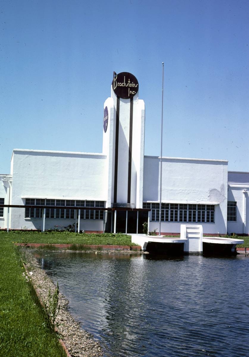Historic Photo : 1977 Bruchstein's Cabinet Factory, Houston, Texas | Margolies | Roadside America Collection | Vintage Wall Art :