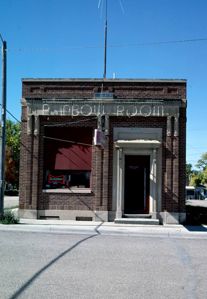 Historic Photo : 1987 Rainbow Room Bar, Hinsdale, Montana | Margolies | Roadside America Collection | Vintage Wall Art :