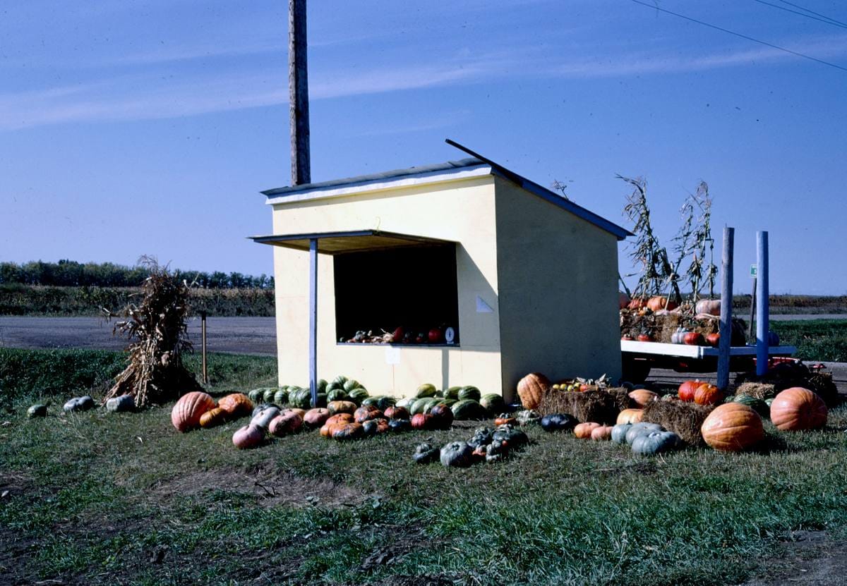 Historic Photo : 1987 Farm stand, Frederick, South Dakota | Margolies | Roadside America Collection | Vintage Wall Art :