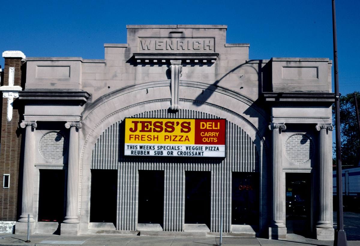 Historic Photo : 1988 Weinrich Building, Oshkosh, Wisconsin | Margolies | Roadside America Collection | Vintage Wall Art :