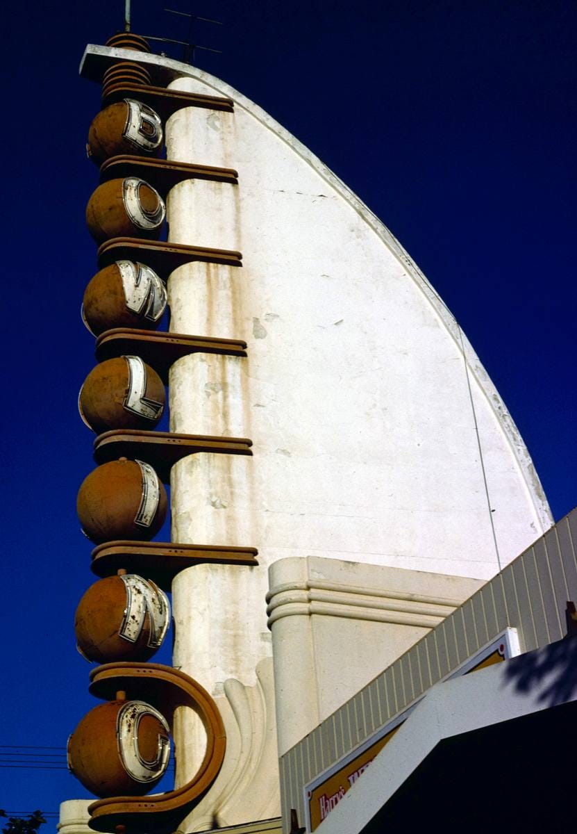Historic Photo : 1977 Tower Bowl, San Luis Obispo, California | Margolies | Roadside America Collection | Vintage Wall Art :