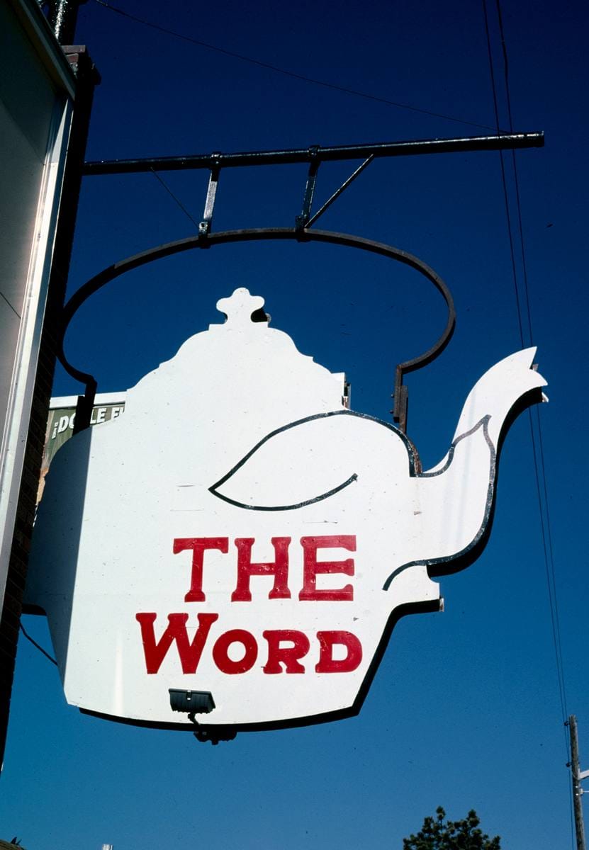 Historic Photo : 2004 The Word Bible Store sign, Aurora, Colorado | Margolies | Roadside America Collection | Vintage Wall Art :
