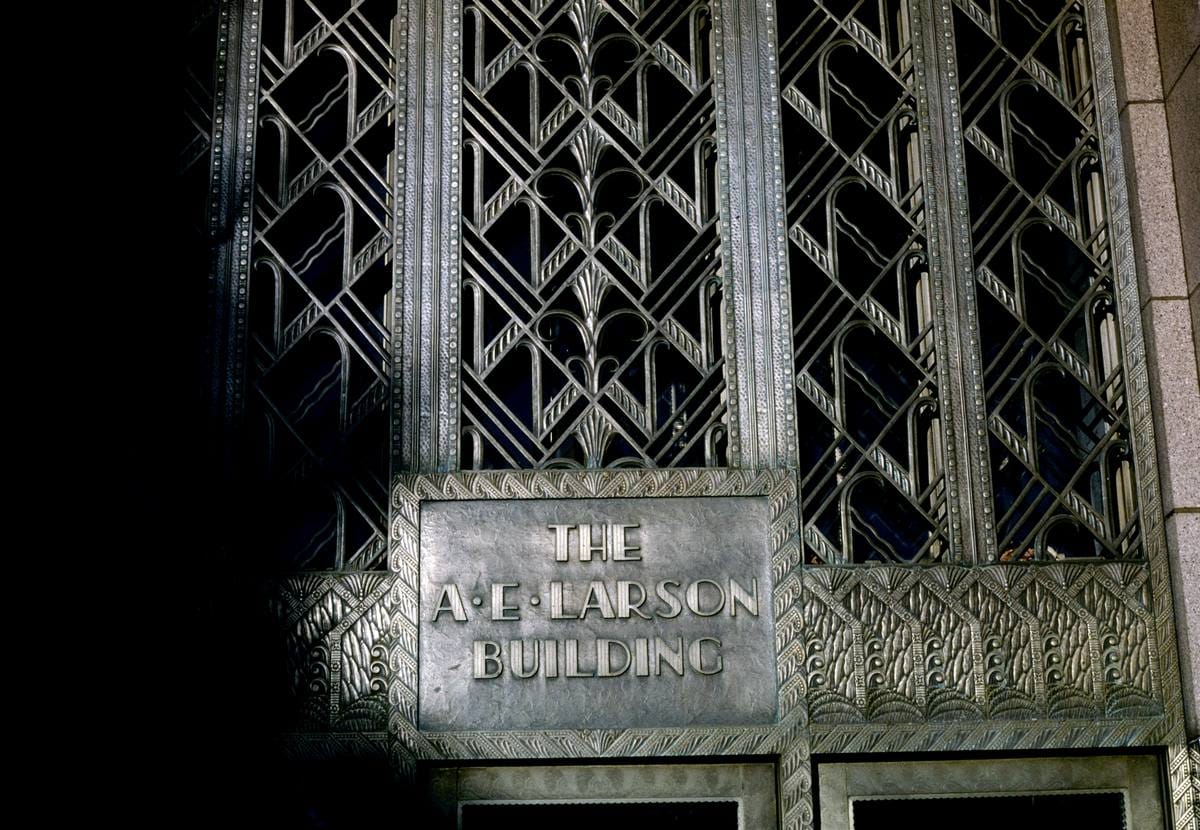 Historic Photo : 2003 Larson Building, Yakima, Washington | Margolies | Roadside America Collection | Vintage Wall Art :