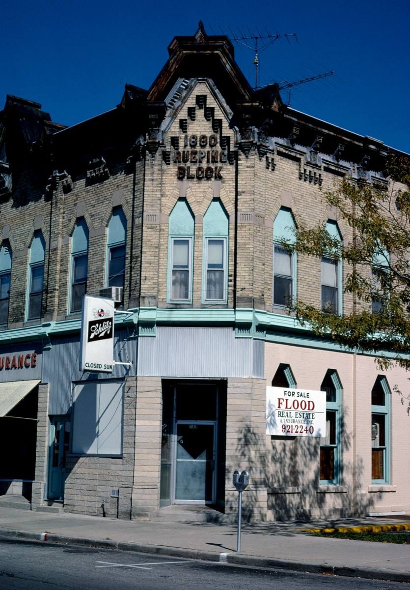 Historic Photo : 1988 Reuping Block, Fon Du Lac, Wisconsin | Margolies | Roadside America Collection | Vintage Wall Art :