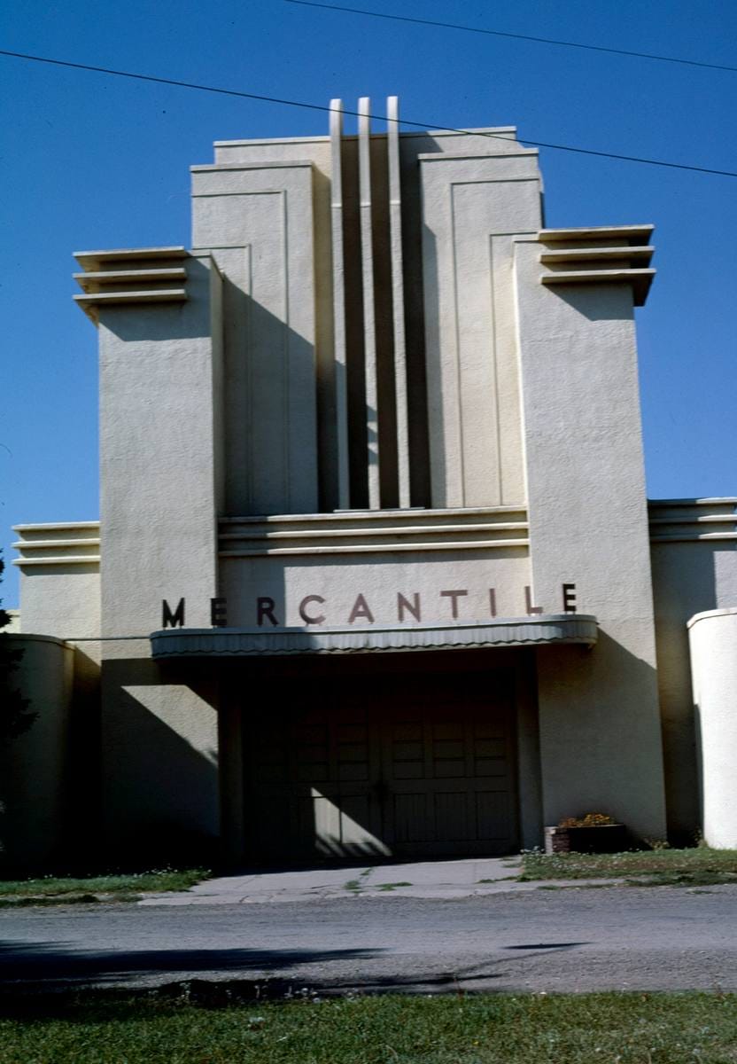 Historic Photo : 1987 Mercantile Building, Great Falls, Montana | Margolies | Roadside America Collection | Vintage Wall Art :