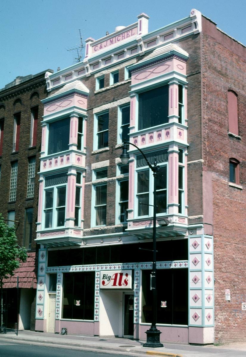 Historic Photo : 2003 C & J Michel Building, La Crosse, Wisconsin | Margolies | Roadside America Collection | Vintage Wall Art :