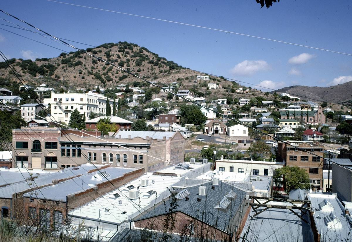 Historic Photo : 1991 Bisbee from Above, Bisbee, Arizona | Margolies | Roadside America Collection | Vintage Wall Art :