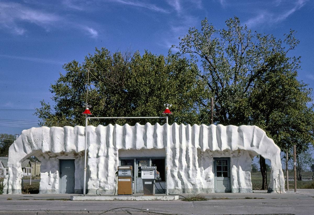 Historic Photo : 1980 Iceberg Gas, Ottawa, Kansas | Margolies | Roadside America Collection | Vintage Wall Art :