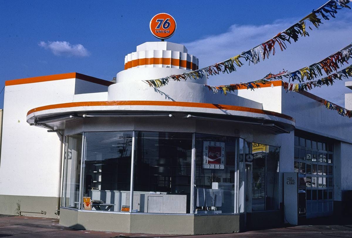 Historic Photo : 1980 Union 76 Gas, Boise, Idaho | Margolies | Roadside America Collection | Vintage Wall Art :