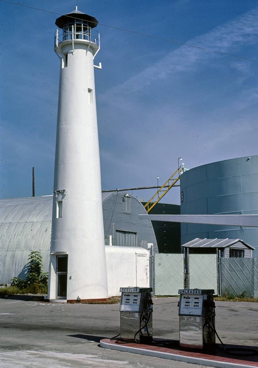 Historic Photo : 1984 Quincy Service Station, Quincy, Massachusetts | Margolies | Roadside America Collection | Vintage Wall Art :