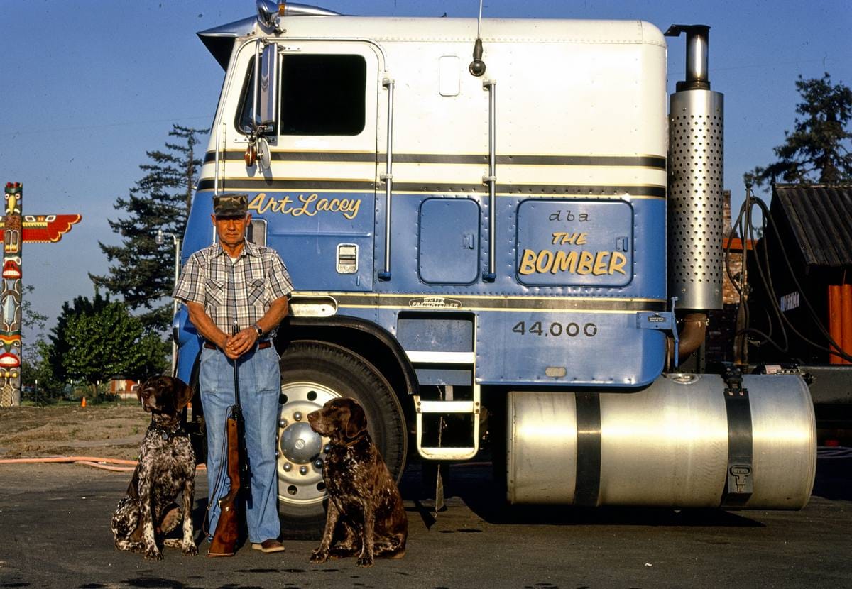 Historic Photo : 1980 Art Lacey Bomber Gas, Milwaukee, Wisconsin | Margolies | Roadside America Collection | Vintage Wall Art :