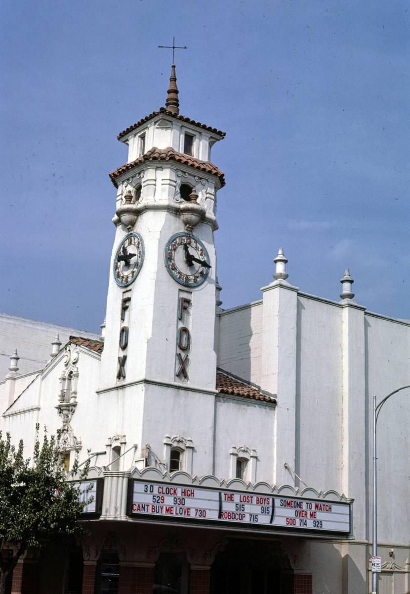 Historic Photo : 1987 Fox Theater, Visalia, California | Margolies | Roadside America Collection | Vintage Wall Art :