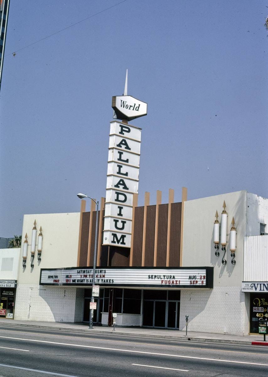 Historic Photo : 1991 Hollywood Palladium, Hollywood, California | Margolies | Roadside America Collection | Vintage Wall Art :