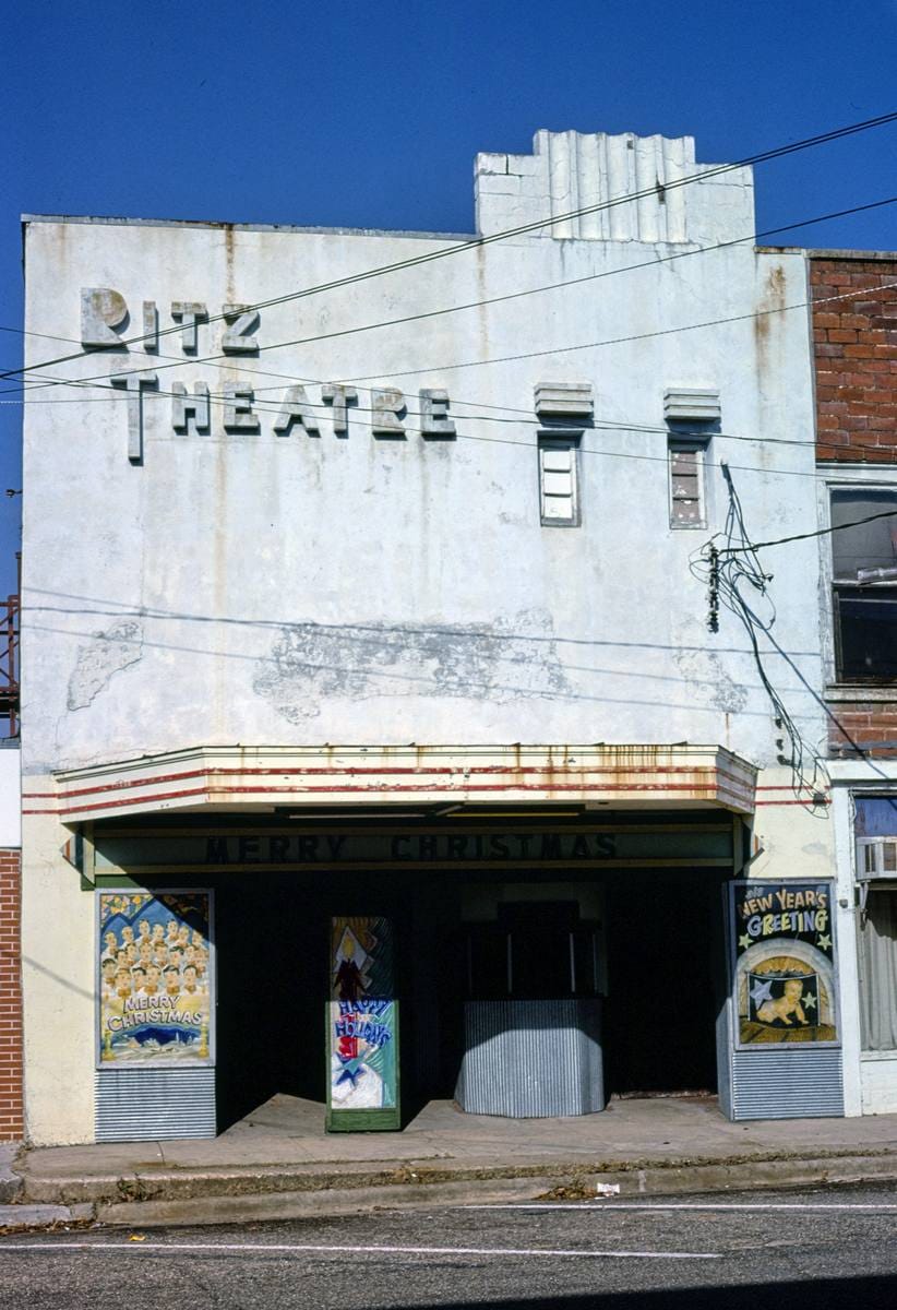 Historic Photo : 1979 Ritz Theater, Centreville, Alabama | Margolies | Roadside America Collection | Vintage Wall Art :