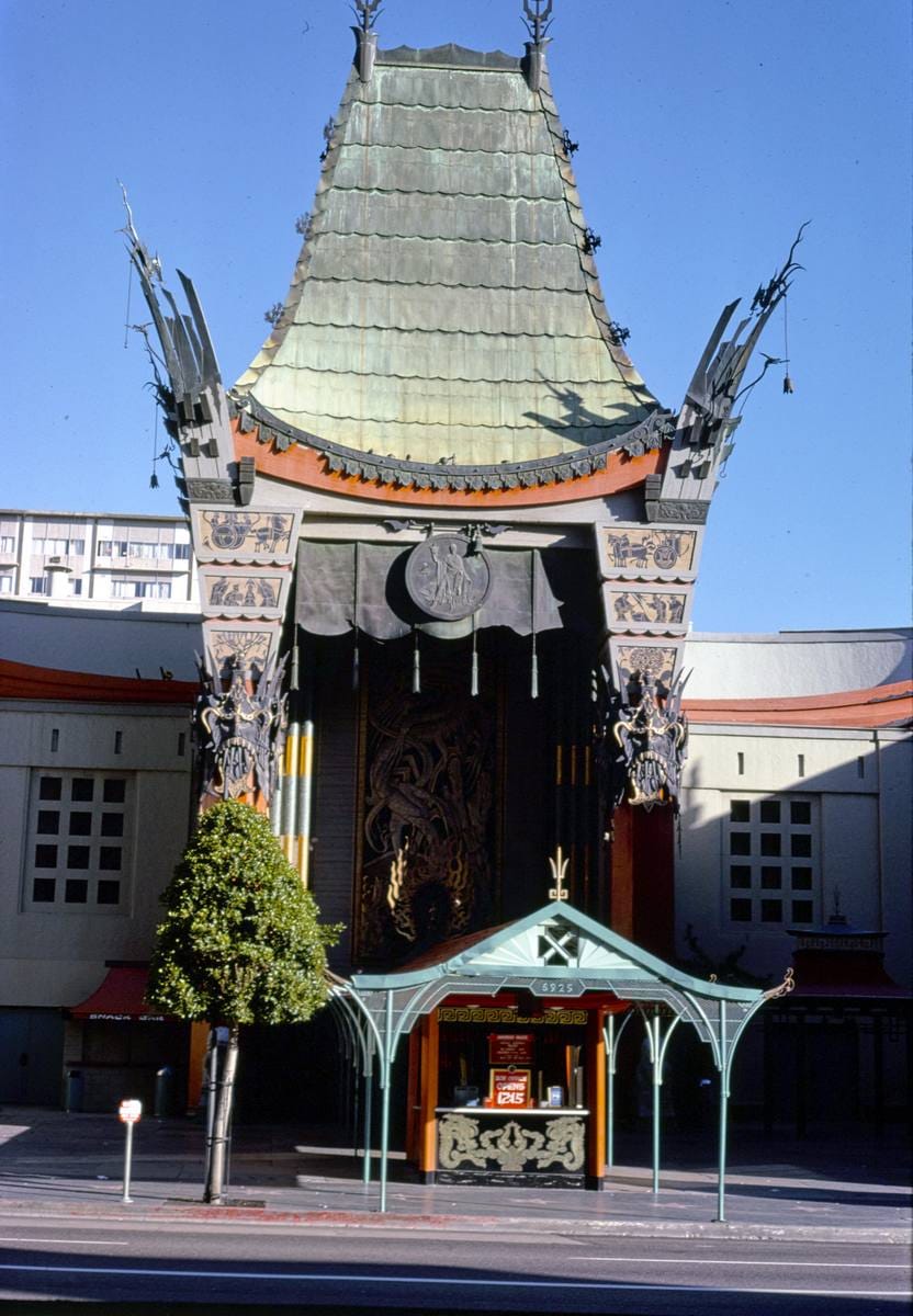 Historic Photo : 1979 Grauman's Chinese Theater, Hollywood, California | Margolies | Roadside America Collection | Vintage Wall Art :