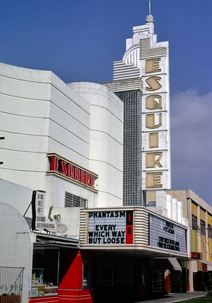 Historic Photo : 1980 Esquire Theater, Sacramento, California | Margolies | Roadside America Collection | Vintage Wall Art :