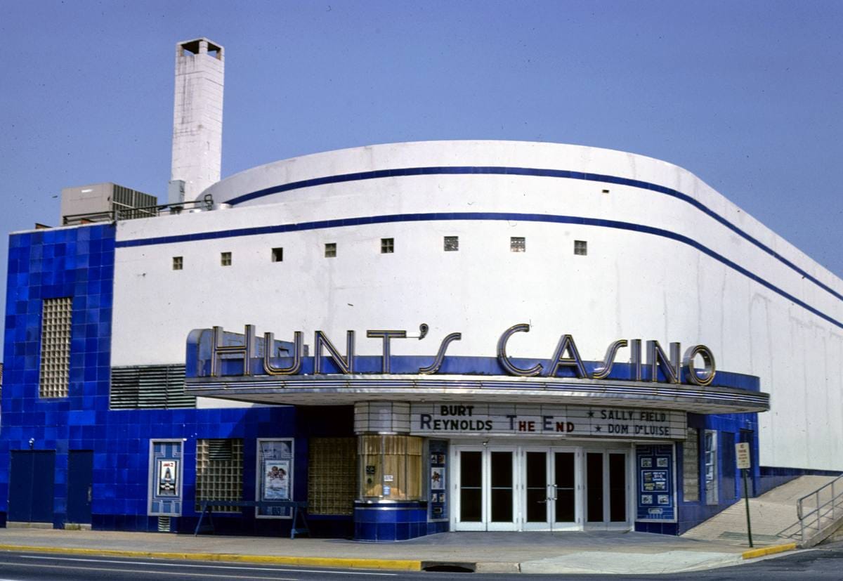 Historic Photo : 1978 Hunt's Casino Theater, Wildwood, New Jersey | Margolies | Roadside America Collection | Vintage Wall Art :