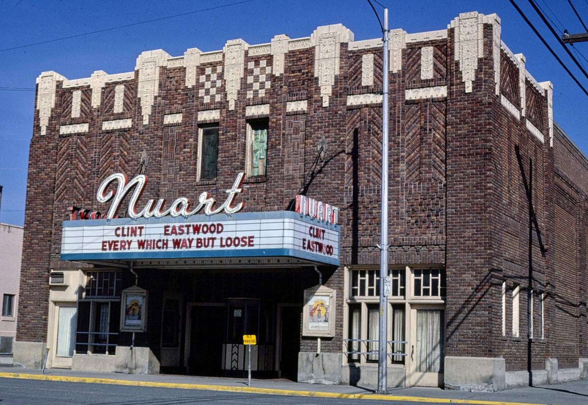 Historic Photo : 1980 Nuart Theater, Blackfoot, Idaho | Margolies | Roadside America Collection | Vintage Wall Art :