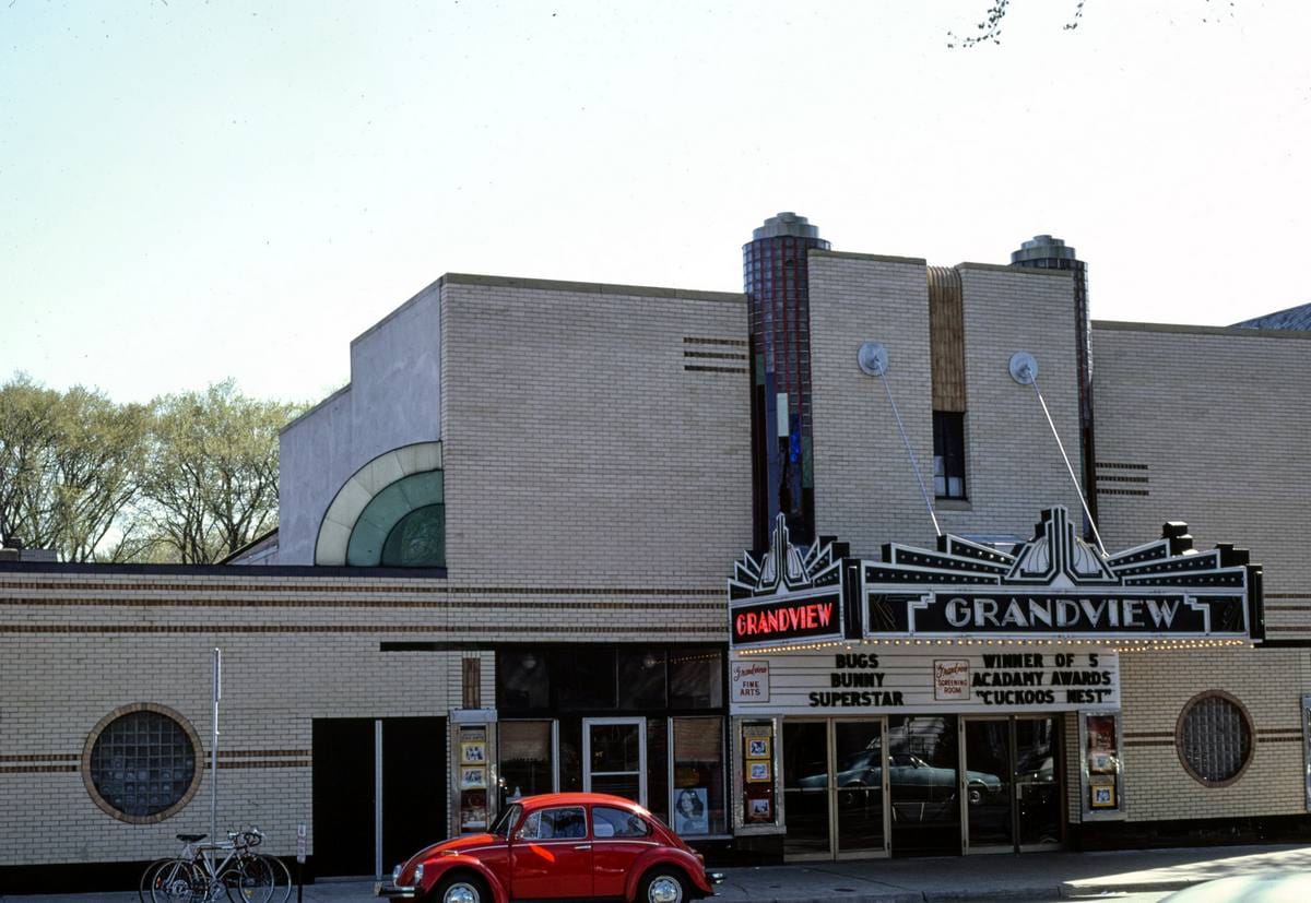 Historic Photo : 1978 Grandview Theater, St. Paul, Minnesota | Margolies | Roadside America Collection | Vintage Wall Art :