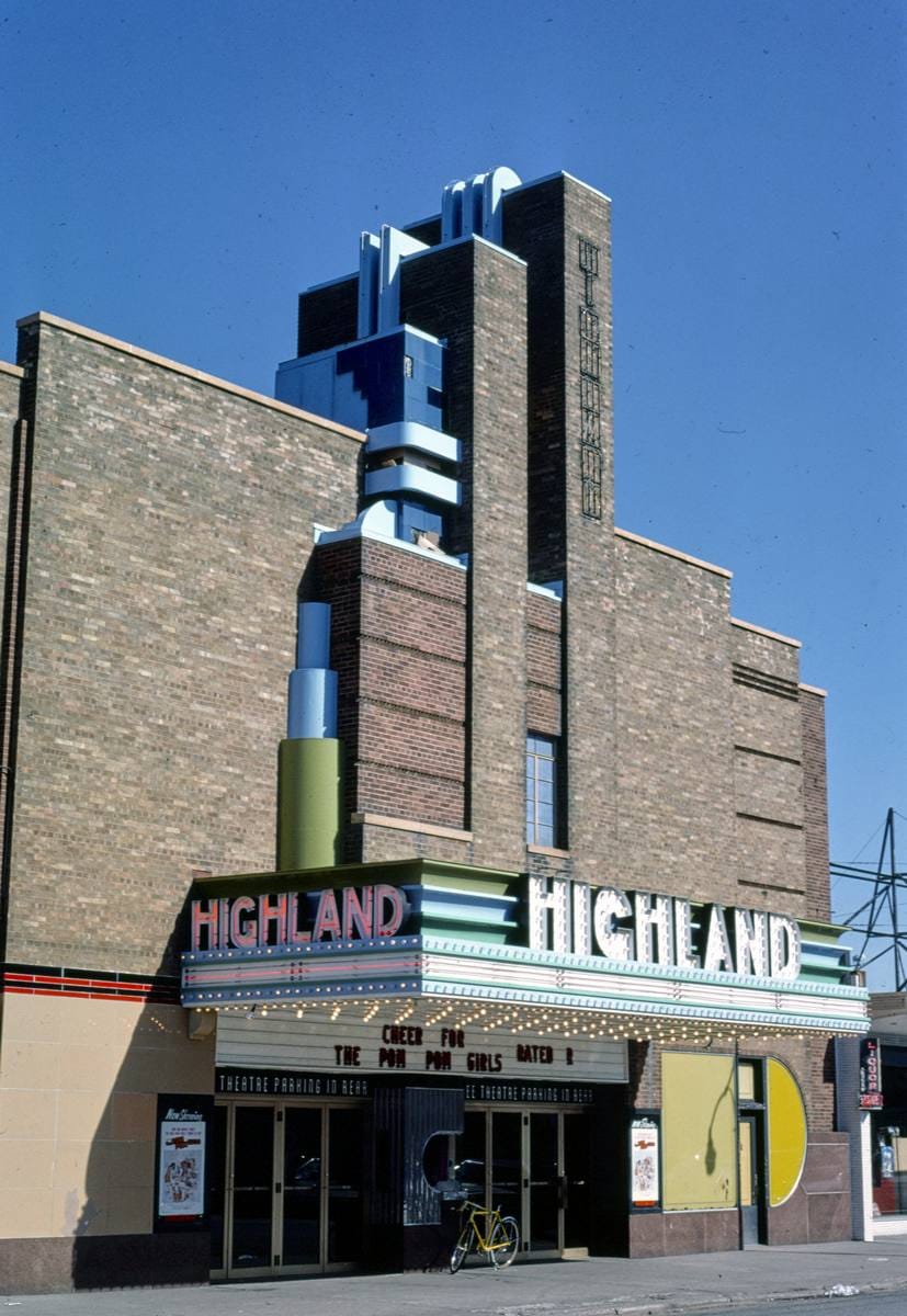 Historic Photo : 1976 Highland Theater, St. Paul, Minnesota | Margolies | Roadside America Collection | Vintage Wall Art :