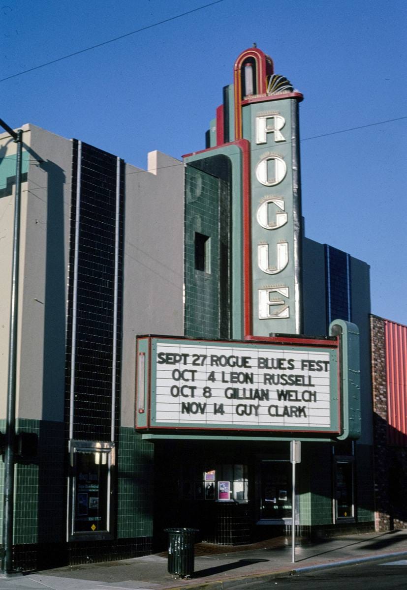 Historic Photo : 2003 Rogue Theater, Grants Pass, Oregon | Margolies | Roadside America Collection | Vintage Wall Art :