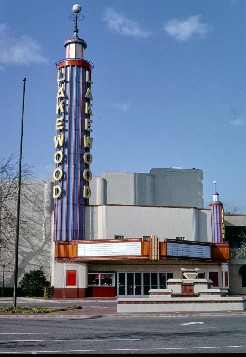 Historic Photo : 1994 Lakewood Theater, Dallas, Texas | Margolies | Roadside America Collection | Vintage Wall Art :