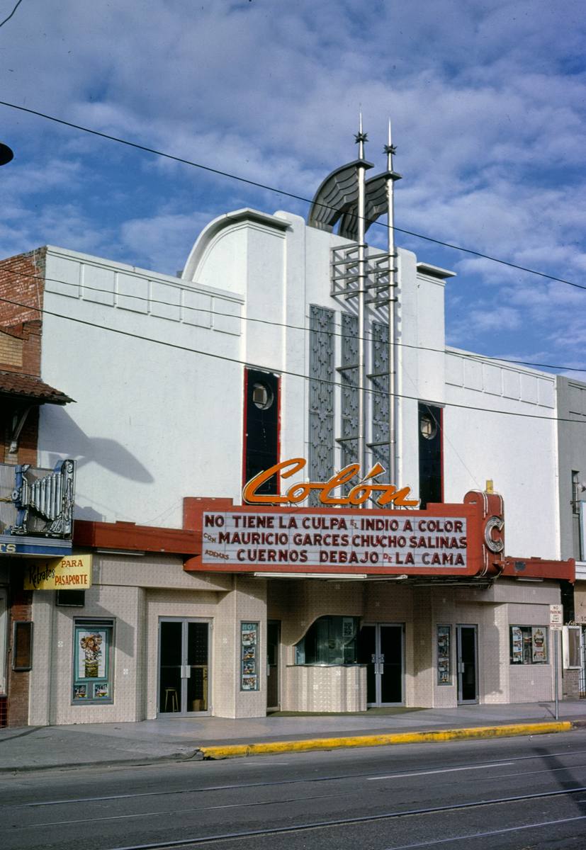 Historic Photo : 1979 Colon Theater, El Paso, Texas | Margolies | Roadside America Collection | Vintage Wall Art :