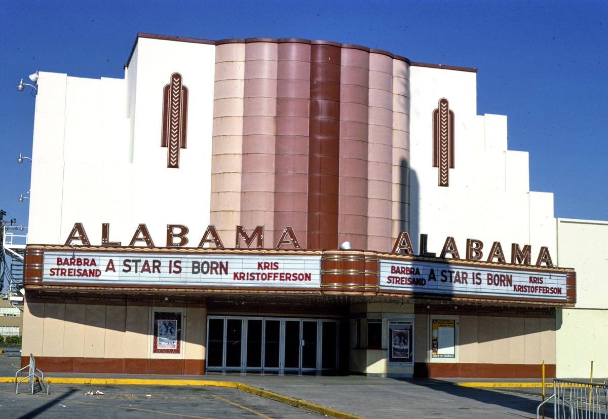 Historic Photo : 1977 Alabama Theater, Houston, Texas | Margolies | Roadside America Collection | Vintage Wall Art :