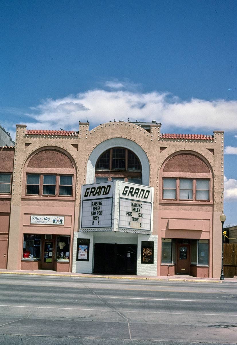 Historic Photo : 2004 Grand Theater, Lander, Wyoming | Margolies | Roadside America Collection | Vintage Wall Art :