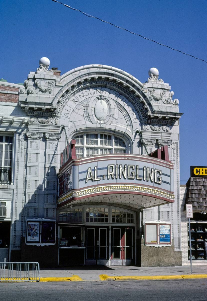 Historic Photo : 1988 Al Ringling Theater, Baraboo, Wisconsin | Margolies | Roadside America Collection | Vintage Wall Art :