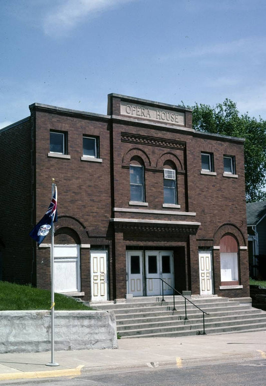 Historic Photo : 2003 Opera House, Brooklyn, Iowa | Margolies | Roadside America Collection | Vintage Wall Art :