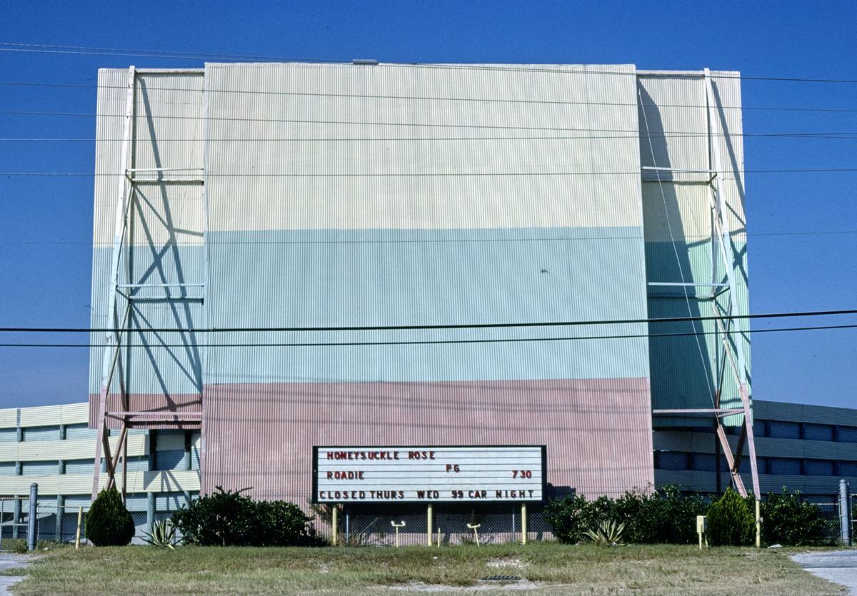 Historic Photo : 1980 Drive-in, Holiday, Florida | Margolies | Roadside America Collection | Vintage Wall Art :
