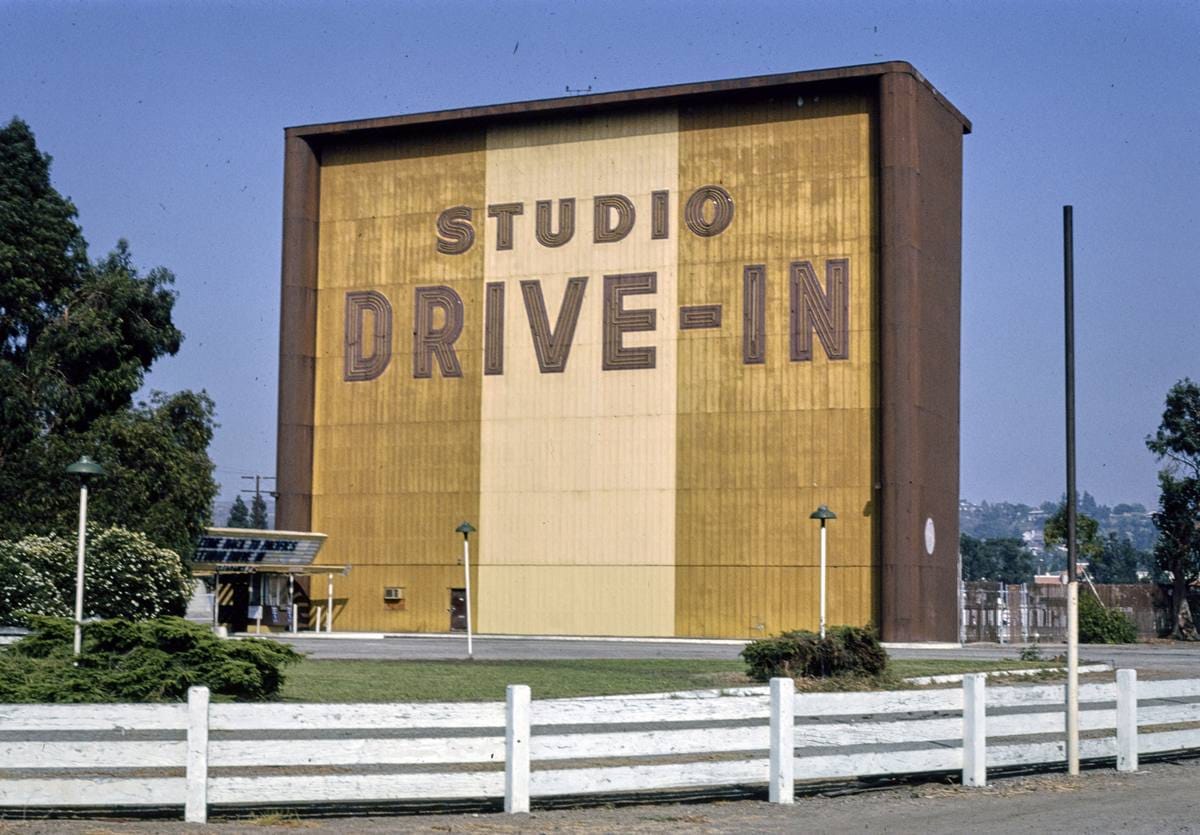 Historic Photo : 1991 Studio Drive-In, Culver City, California | Margolies | Roadside America Collection | Vintage Wall Art :