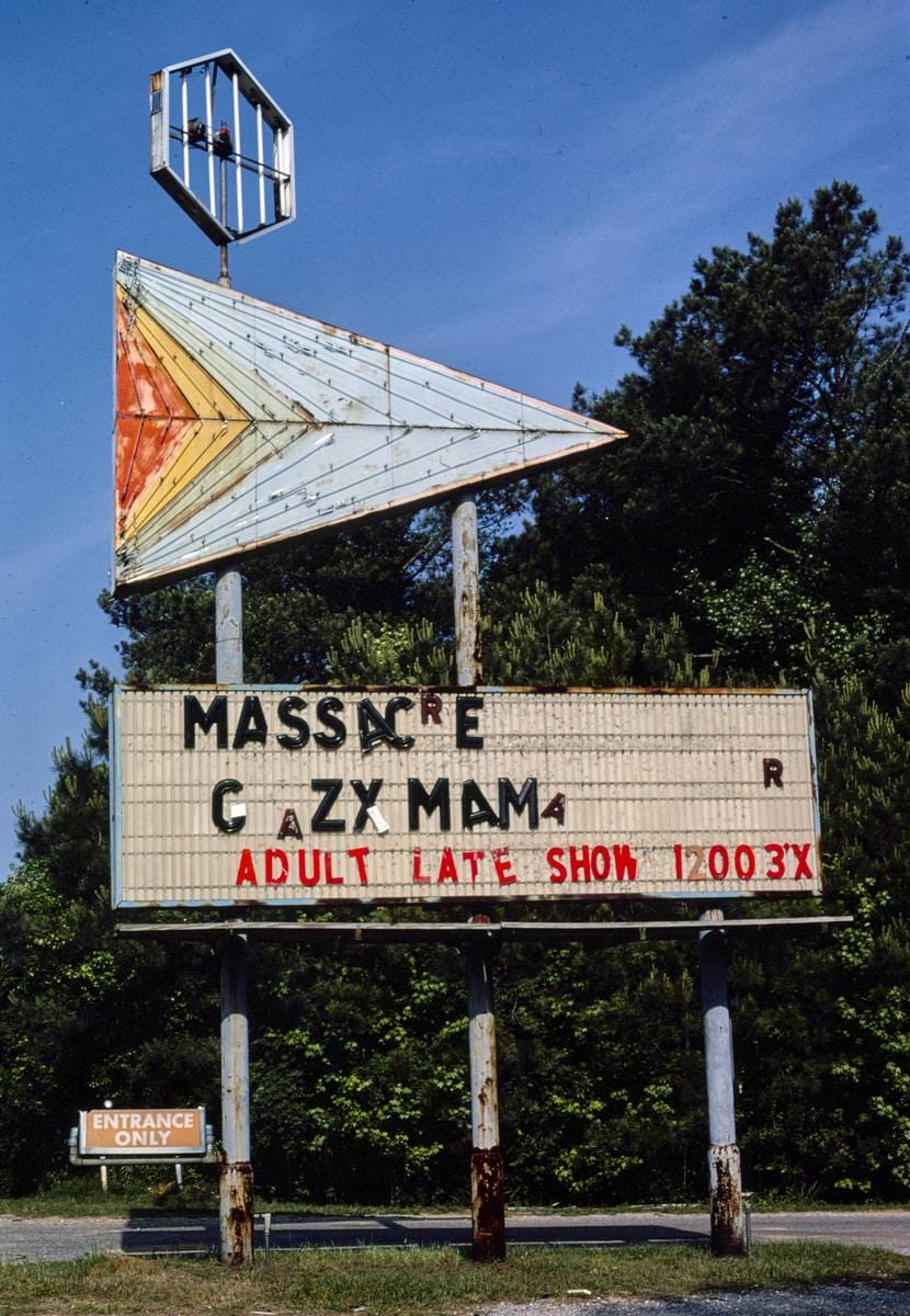 Historic Photo : 1982 Selma Drive-In, Selma, Alabama | Margolies | Roadside America Collection | Vintage Wall Art :