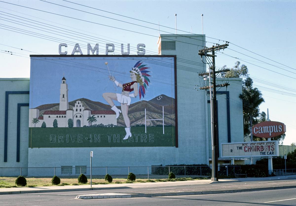 Historic Photo : 1978 Campus Drive-In, San Diego, California | Margolies | Roadside America Collection | Vintage Wall Art :