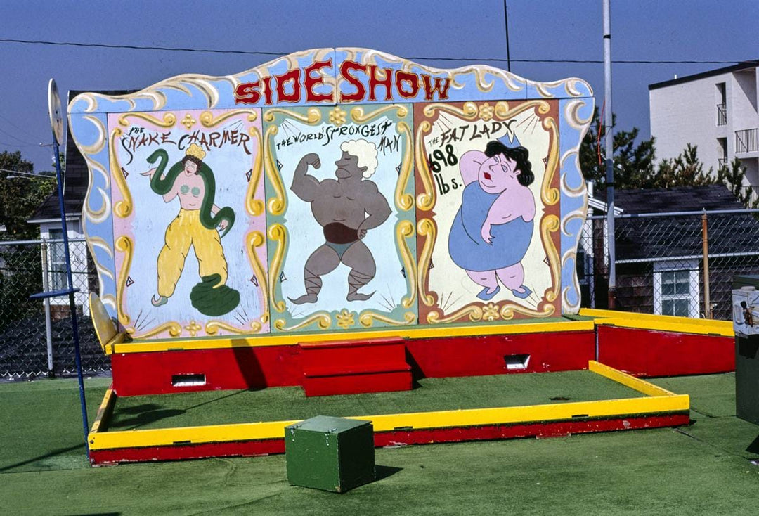 Historic Photo : 1985 Old Pro Golf, side show, Rehoboth Beach, Delaware | Margolies | Roadside America Collection | Vintage Wall Art :