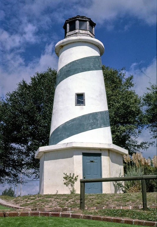Historic Photo : 1985 Pelican Point mini golf, lighthouse, North Myrtle Beach, South Carolina | Margolies | Roadside America Collection | Vintage Wall Art :