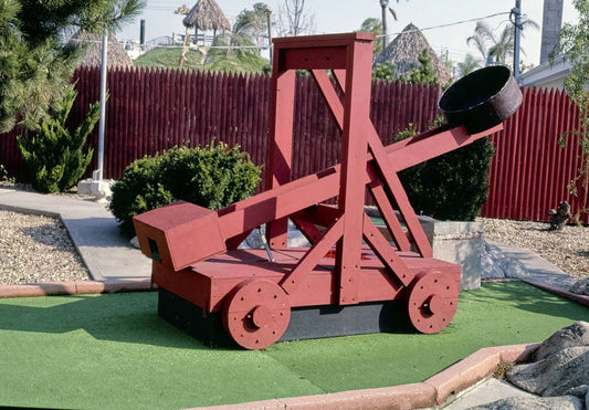 Historic Photo : 1986 Old Pro Golf, catapult, Ocean City, Maryland | Margolies | Roadside America Collection | Vintage Wall Art :