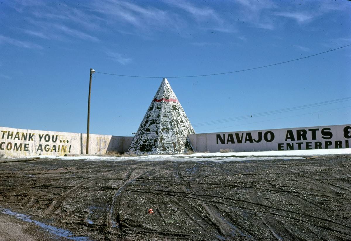 Historic Photo : 1979 Navajo Arts & Crafts Enterprise, Allentown, Arizona | Margolies | Roadside America Collection | Vintage Wall Art :