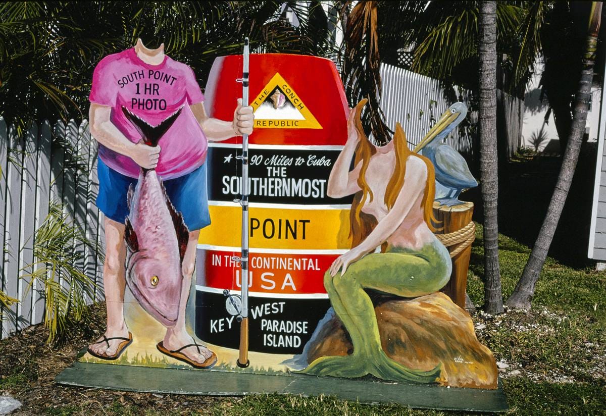 Historic Photo : 1990 1 Hr. Photo, Key West, Florida | Margolies | Roadside America Collection | Vintage Wall Art :