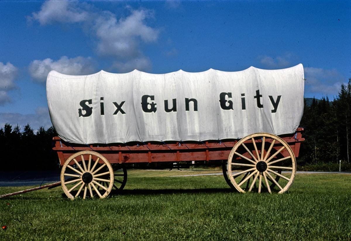 Historic Photo : 1984 Six Gun City, Route 2, Jefferson, New Hampshire | Margolies | Roadside America Collection | Vintage Wall Art :