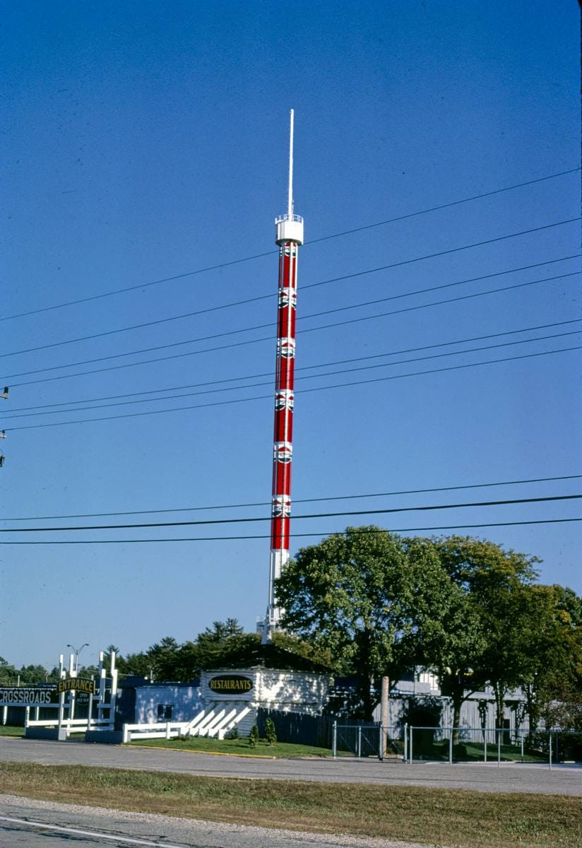 Historic Photo : 1988 Observation tower, Wisconsin Dells, Wisconsin | Margolies | Roadside America Collection | Vintage Wall Art :