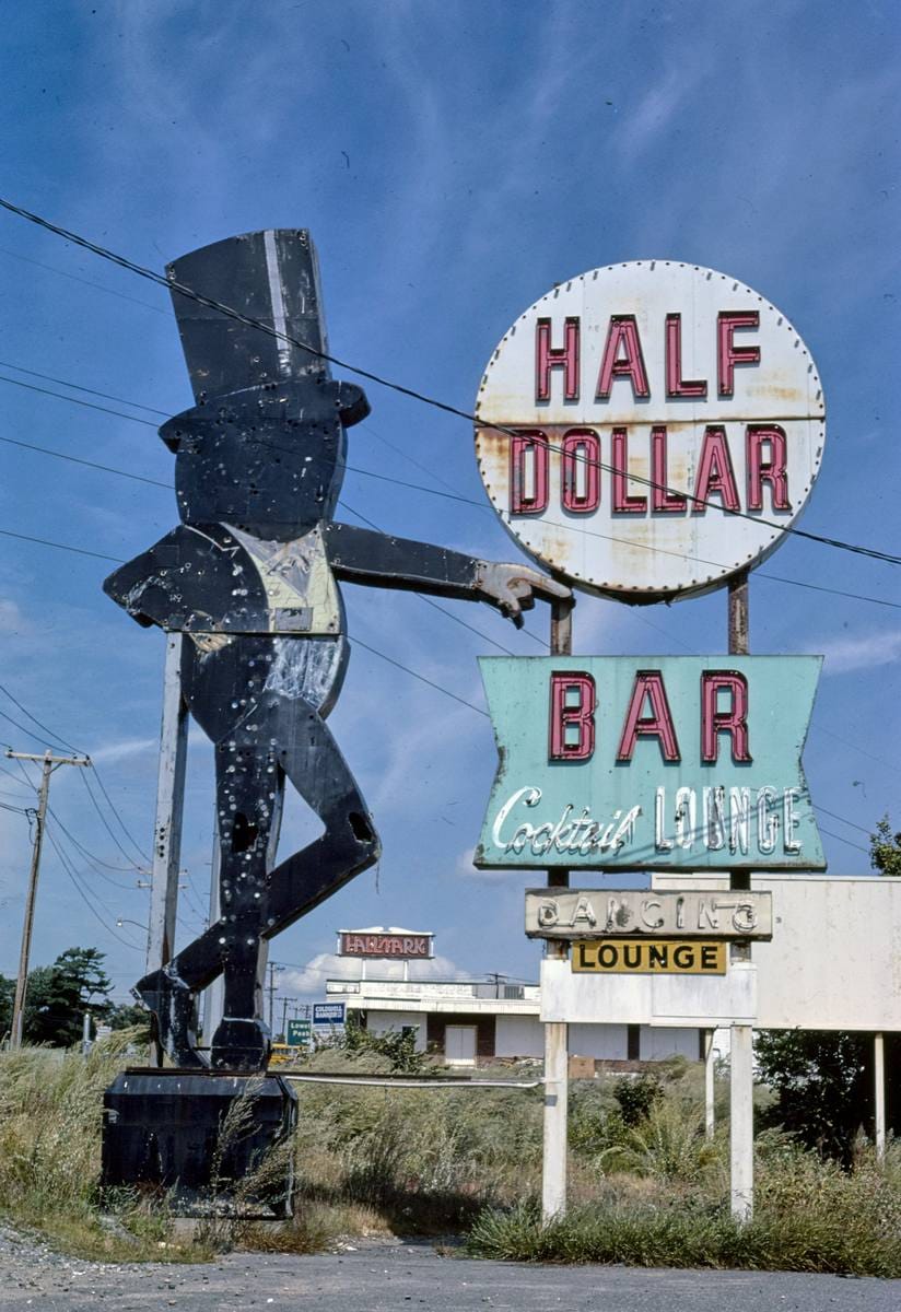 Historic Photo : 1984 Peanut sign, Peabody, Massachusetts | Margolies | Roadside America Collection | Vintage Wall Art :